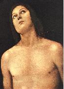 Bust of St. Sebastian sg PERUGINO, Pietro